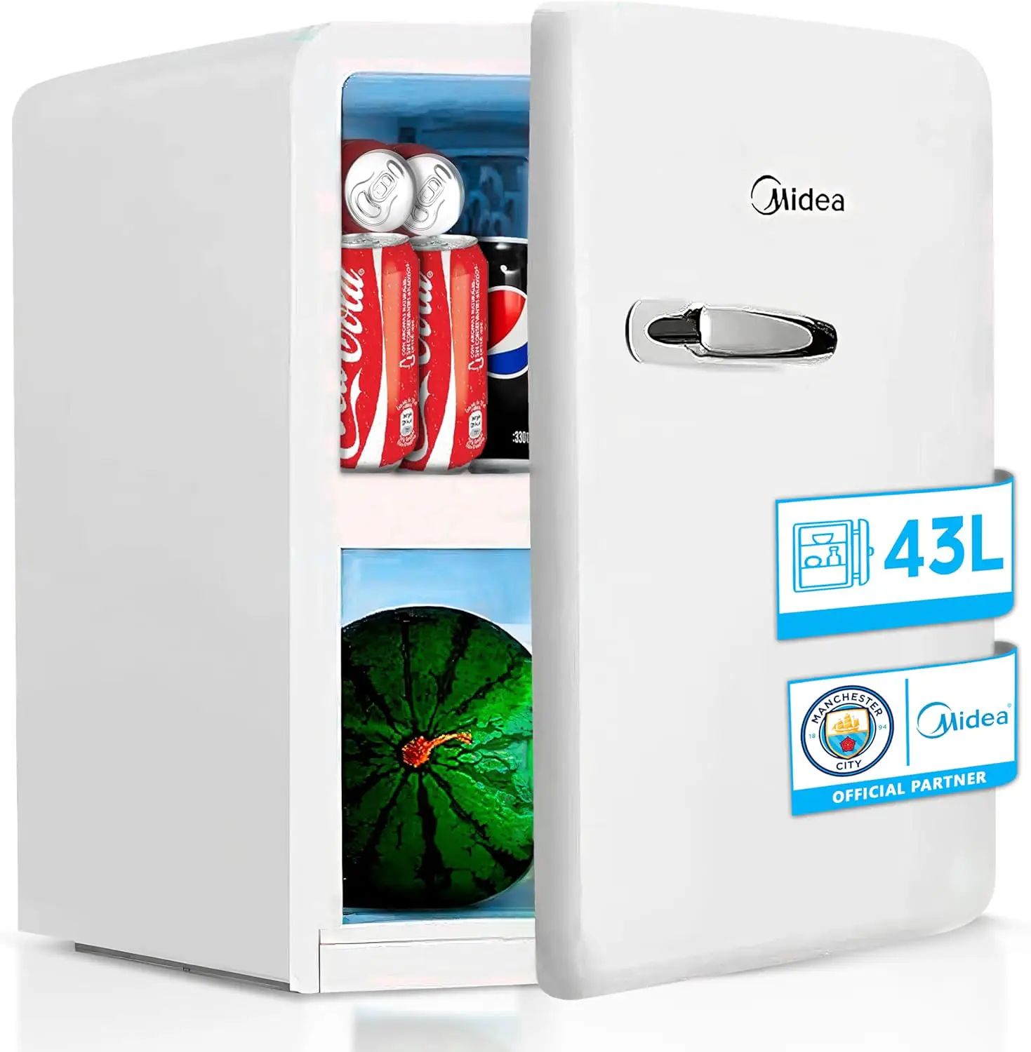 (No disponible) MIDEA Nevera pequeña 43L bajo consumo sin congelador